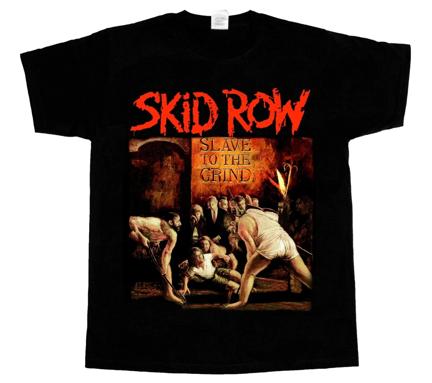SKID ROW SLAVE TO THE GRIND '91  NEW BLACK short long sleeve T-SHIRT Unisex T-shirt, Sweatshirt, Hoodie, Long Sleeve Tee - T-Shirt, Sweatshirt, Hoodie