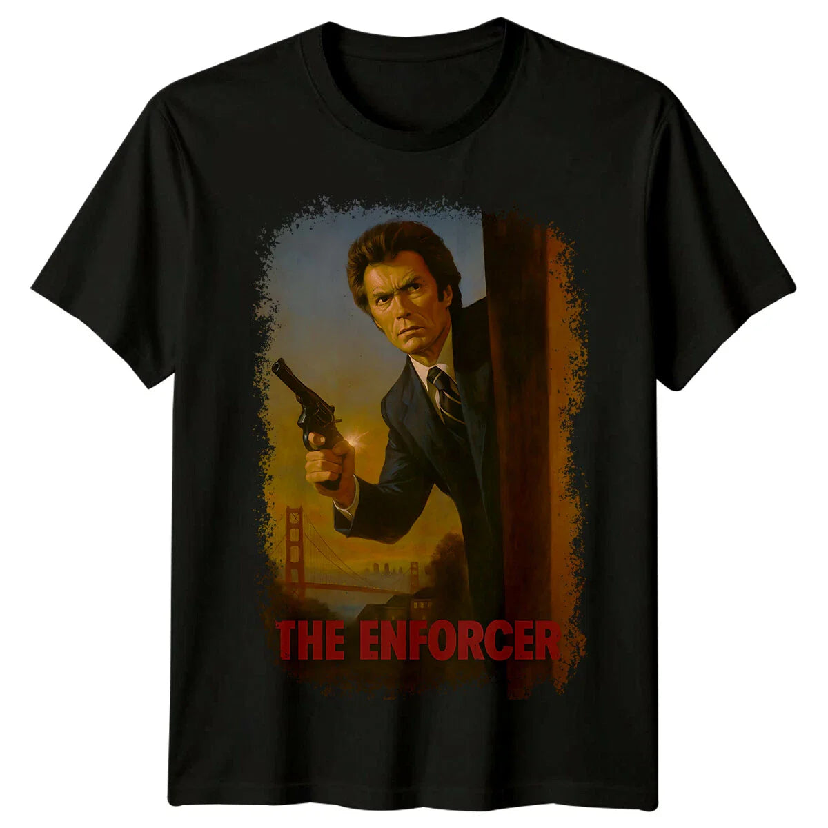 The Enforcer (1976) Movie Poster Inspired T-Shirt Retro 80s Tee Unisex T-shirt, Sweatshirt, Hoodie, Long Sleeve Tee - T-Shirt, Sweatshirt, Hoodie