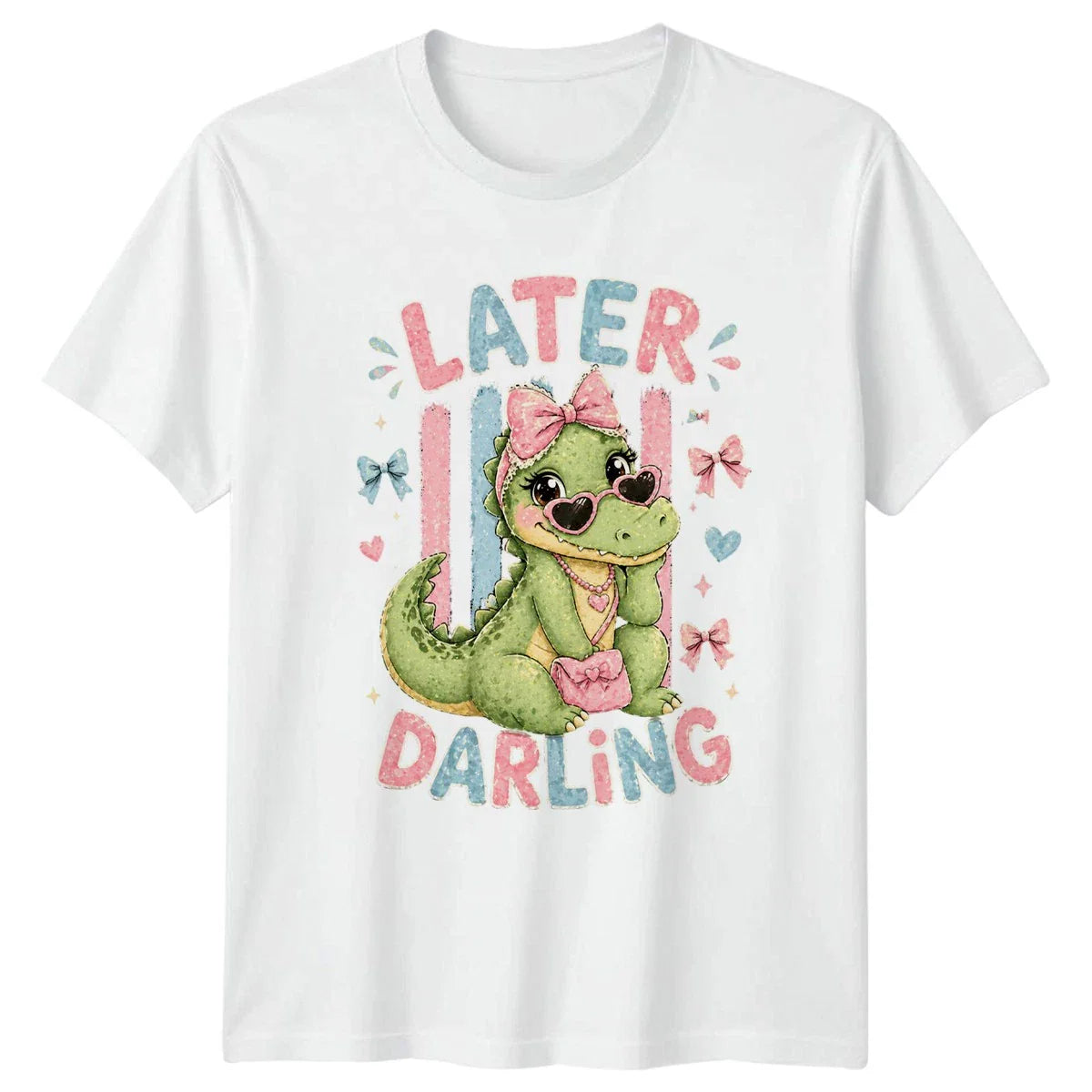 Later Darling Womens T-Shirt Alligator Animal Birthday Gift For Her Unisex T-shirt, Sweatshirt, Hoodie, Long Sleeve Tee - T-Shirt, Sweatshirt, Hoodie