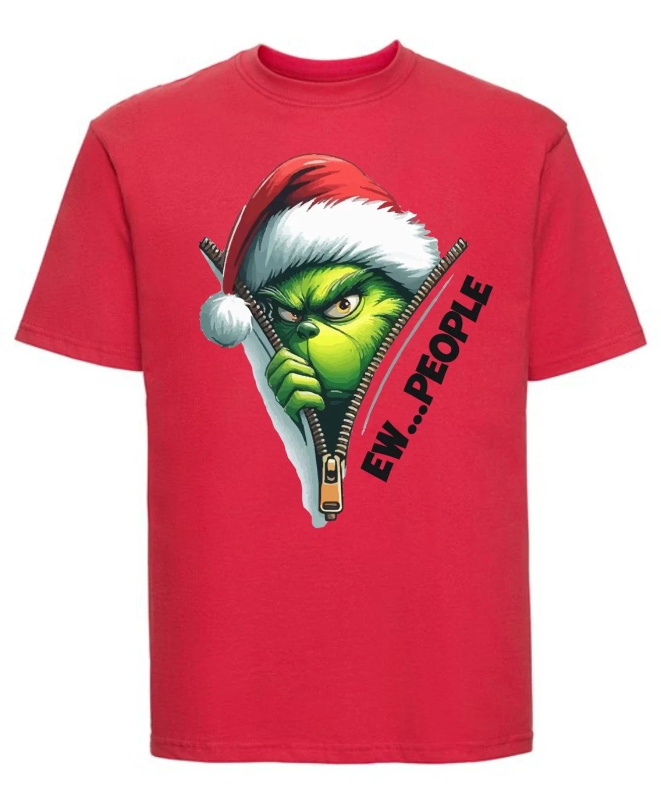 Grinch Ew, People T-Shirt | Funny Christmas Graphic Tee for Introverts Unisex T-shirt, Sweatshirt, Hoodie, Long Sleeve Tee - T-Shirt, Sweatshirt, Hoodie