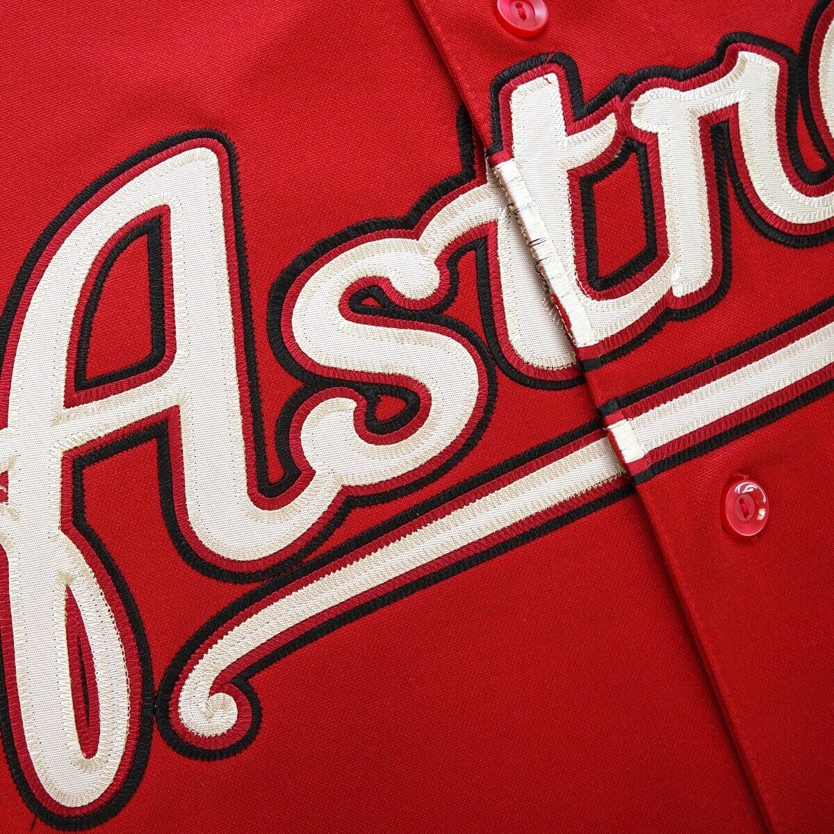 Jose Altuve 2012 Houston Astros Red Men's Jersey baseball jersey product view 3