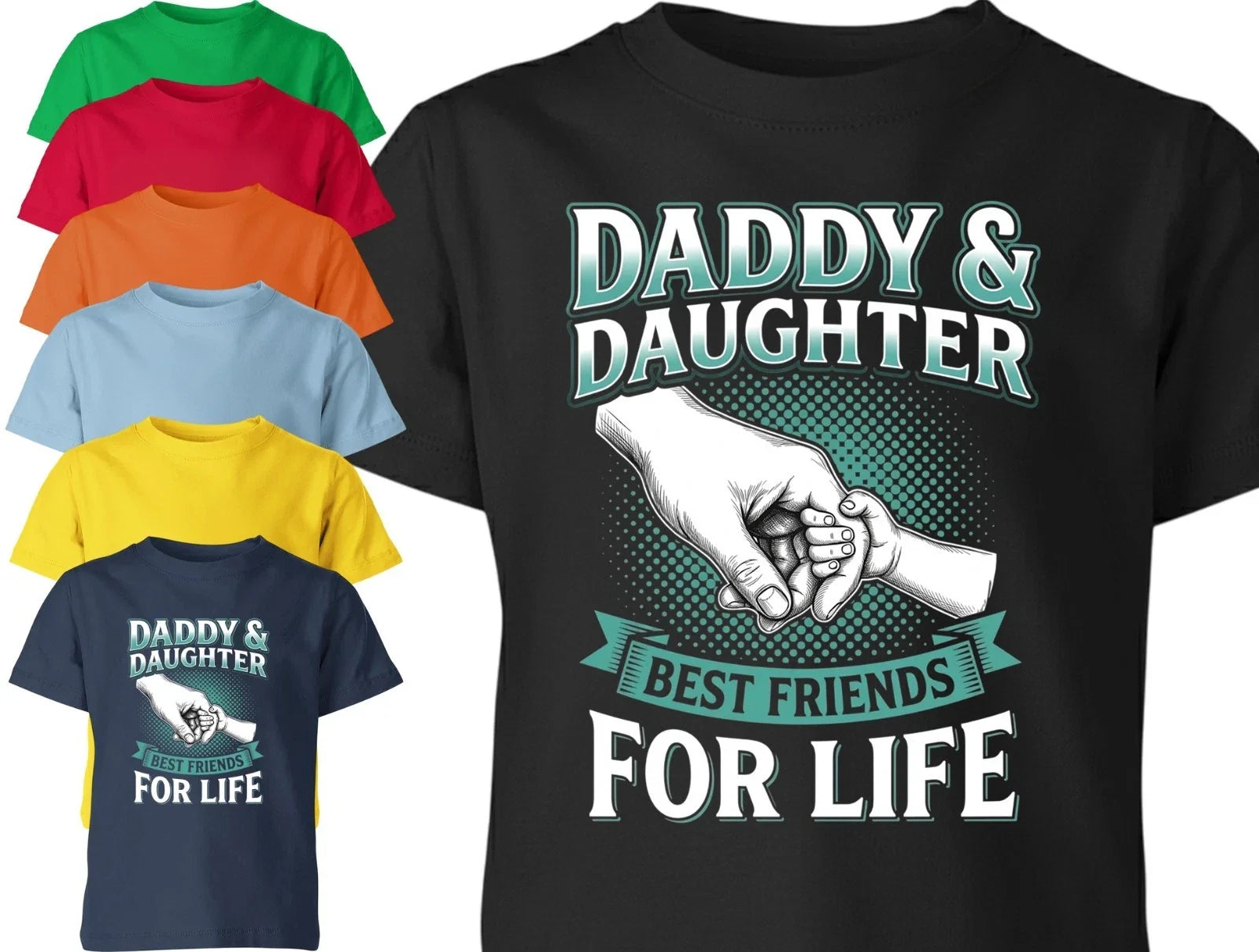 Daddy And Daughter Best Friends For Life  T shirt Matching Dad Fathers Day Gift Unisex T-shirt, Sweatshirt, Hoodie, Long Sleeve Tee - T-Shirt, Sweatshirt, Hoodie