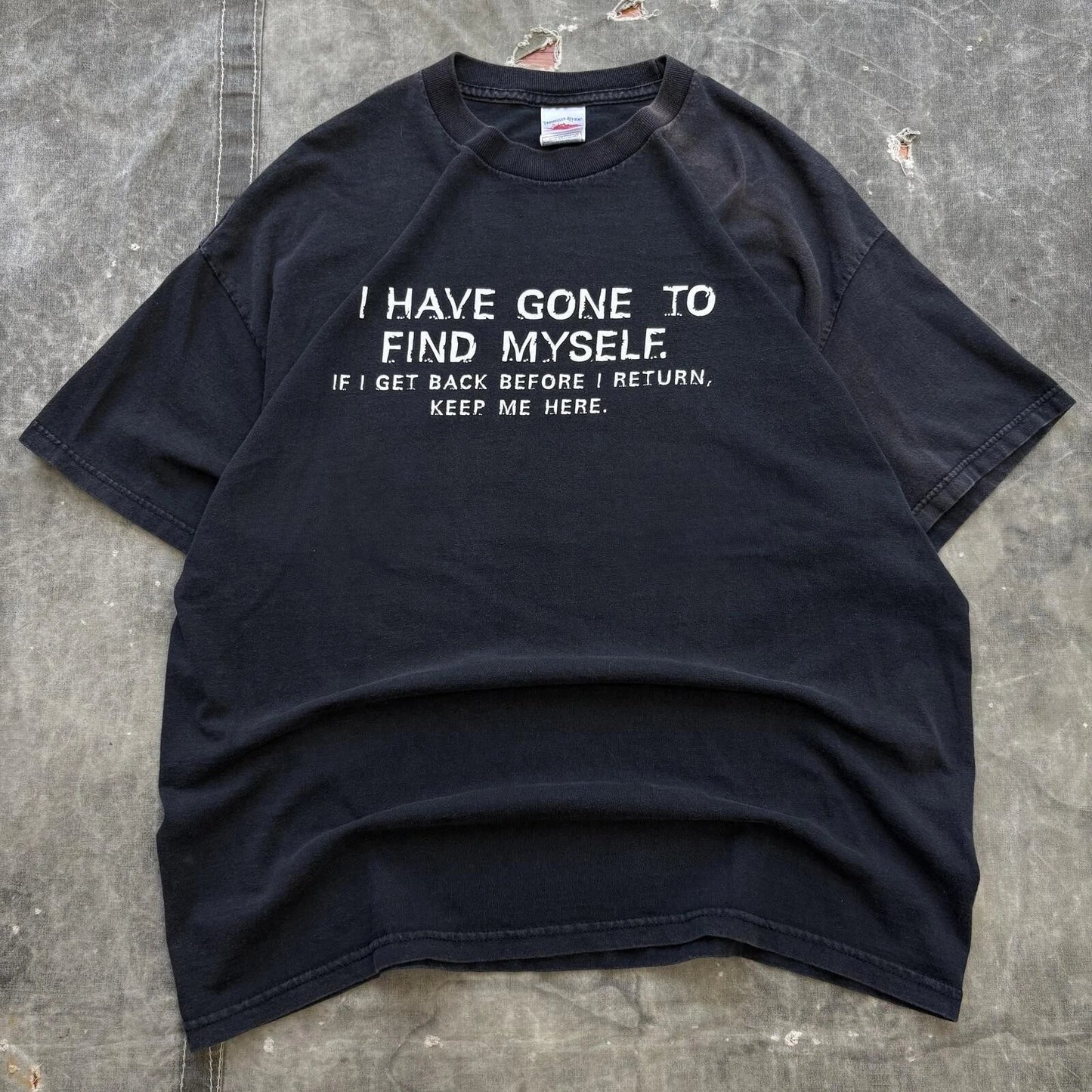 Vintage Y2K I Have Gone To Find Myself Funny Confusing Shirt Unisex T-shirt, Sweatshirt, Hoodie, Long Sleeve Tee - T-Shirt, Sweatshirt, Hoodie