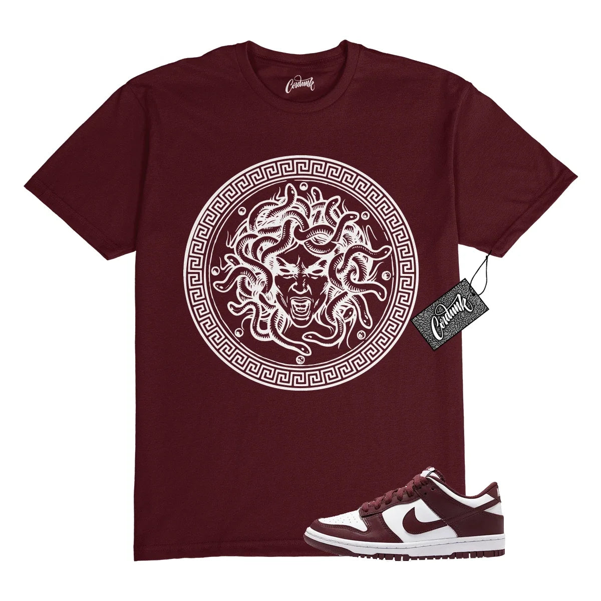 Dunk Team Red White Low Maroon Burgundy T Shirt Match CLP Unisex T-shirt, Sweatshirt, Hoodie, Long Sleeve Tee - T-Shirt, Sweatshirt, Hoodie