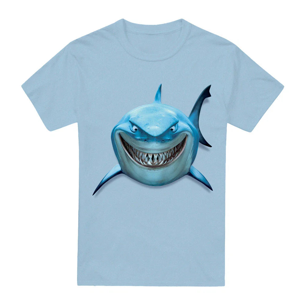 Finding Nemo Bruce Shark Smile T-Shirt , Light Blue Unisex T-shirt, Sweatshirt, Hoodie, Long Sleeve Tee - T-Shirt, Sweatshirt, Hoodie