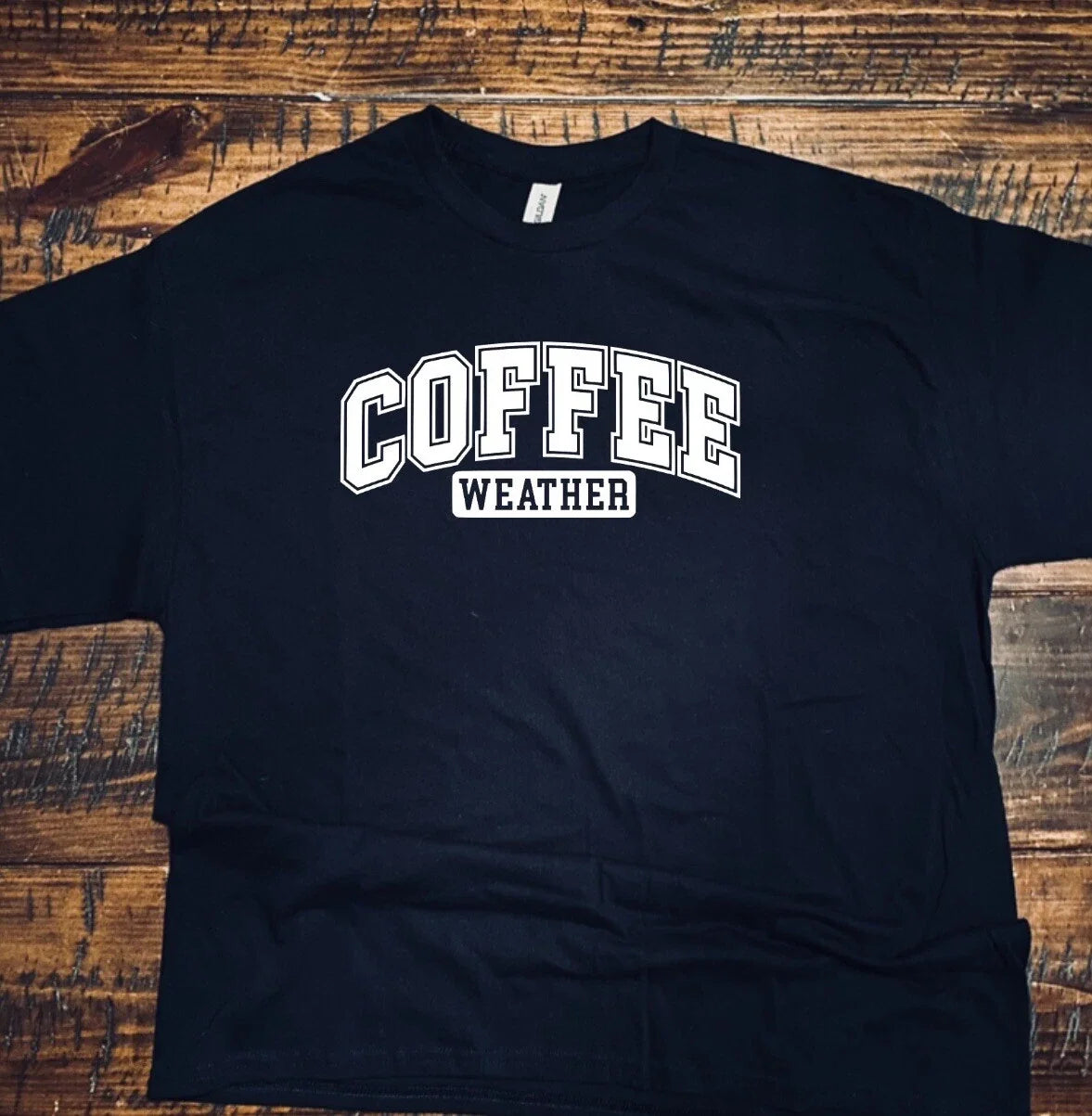 Coffee weather T-shirt Funny Comfy Popular Gift Trending Unisex T-shirt, Sweatshirt, Hoodie, Long Sleeve Tee - T-Shirt, Sweatshirt, Hoodie