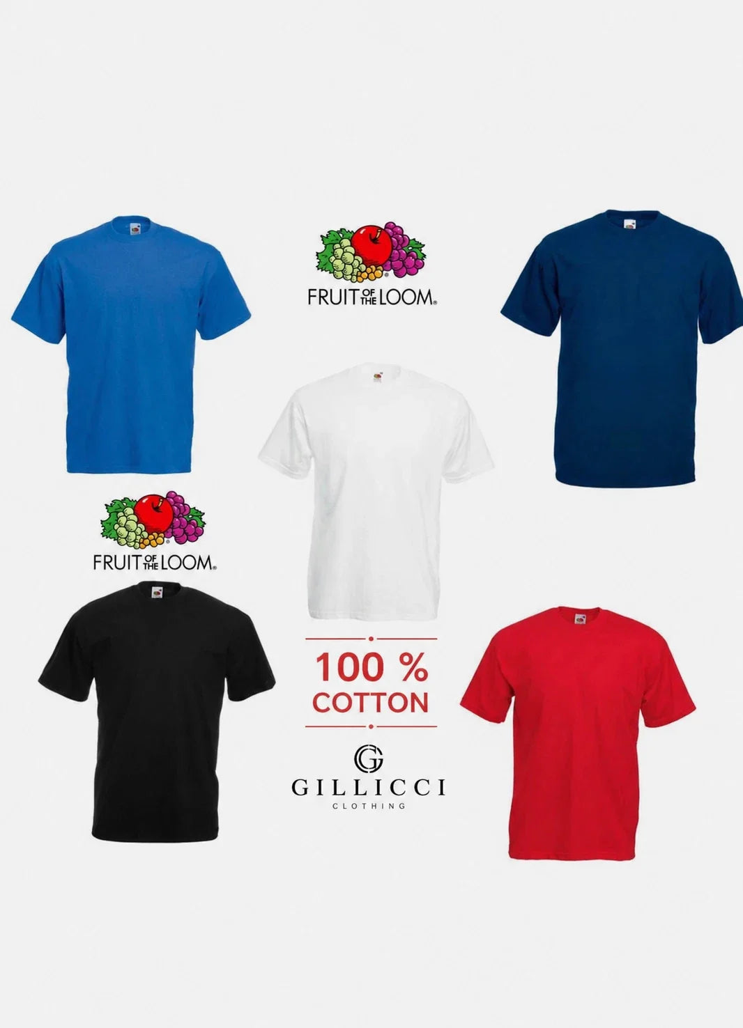 Mens Plain Quality Fruit of the Loom Weight Cotton Round Neck T Shirt Small- 5XL Unisex T-shirt, Sweatshirt, Hoodie, Long Sleeve Tee - T-Shirt, Sweatshirt, Hoodie