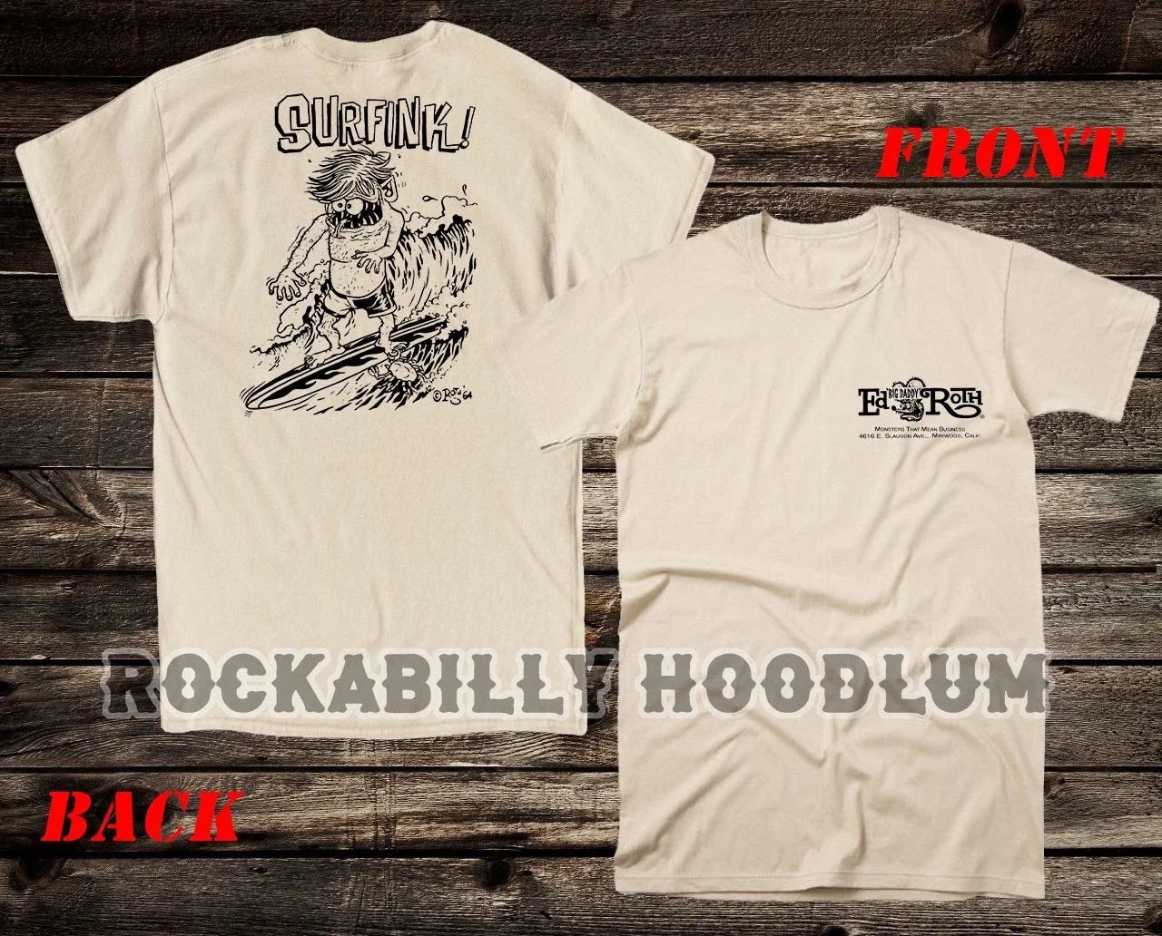 Retro Hot Rod Tee T Shirt Ed Big Daddy Roth Studios 60s Monster Surfink Unisex T-shirt, Sweatshirt, Hoodie, Long Sleeve Tee - T-Shirt, Sweatshirt, Hoodie