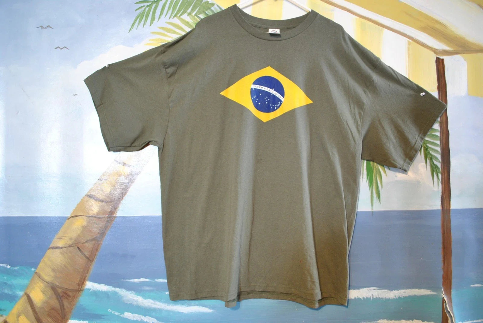 Brazilian Pride Flag World Cup Soccer Mens T-Shirt Unisex T-shirt, Sweatshirt, Hoodie, Long Sleeve Tee - T-Shirt, Sweatshirt, Hoodie