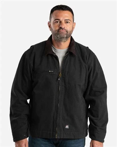 Berne Apparel Men's Highland Washed Gasoline Jacket - J374 Unisex T-shirt, Sweatshirt, Hoodie, Long Sleeve Tee - T-Shirt, Sweatshirt, Hoodie