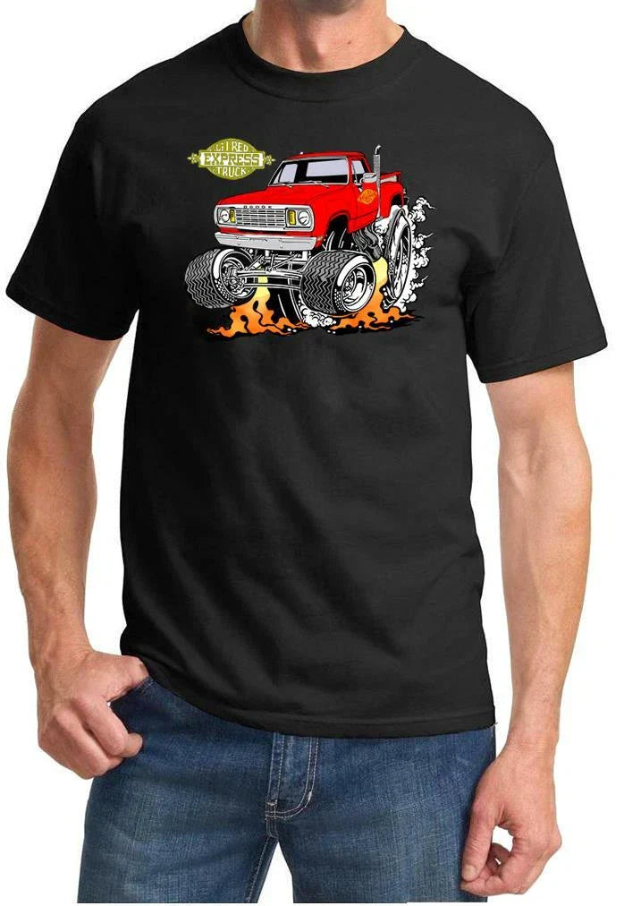 1978 Lil Red Express Truck Radical Rides Cartoon Design Tshirt NEW Unisex T-shirt, Sweatshirt, Hoodie, Long Sleeve Tee - T-Shirt, Sweatshirt, Hoodie