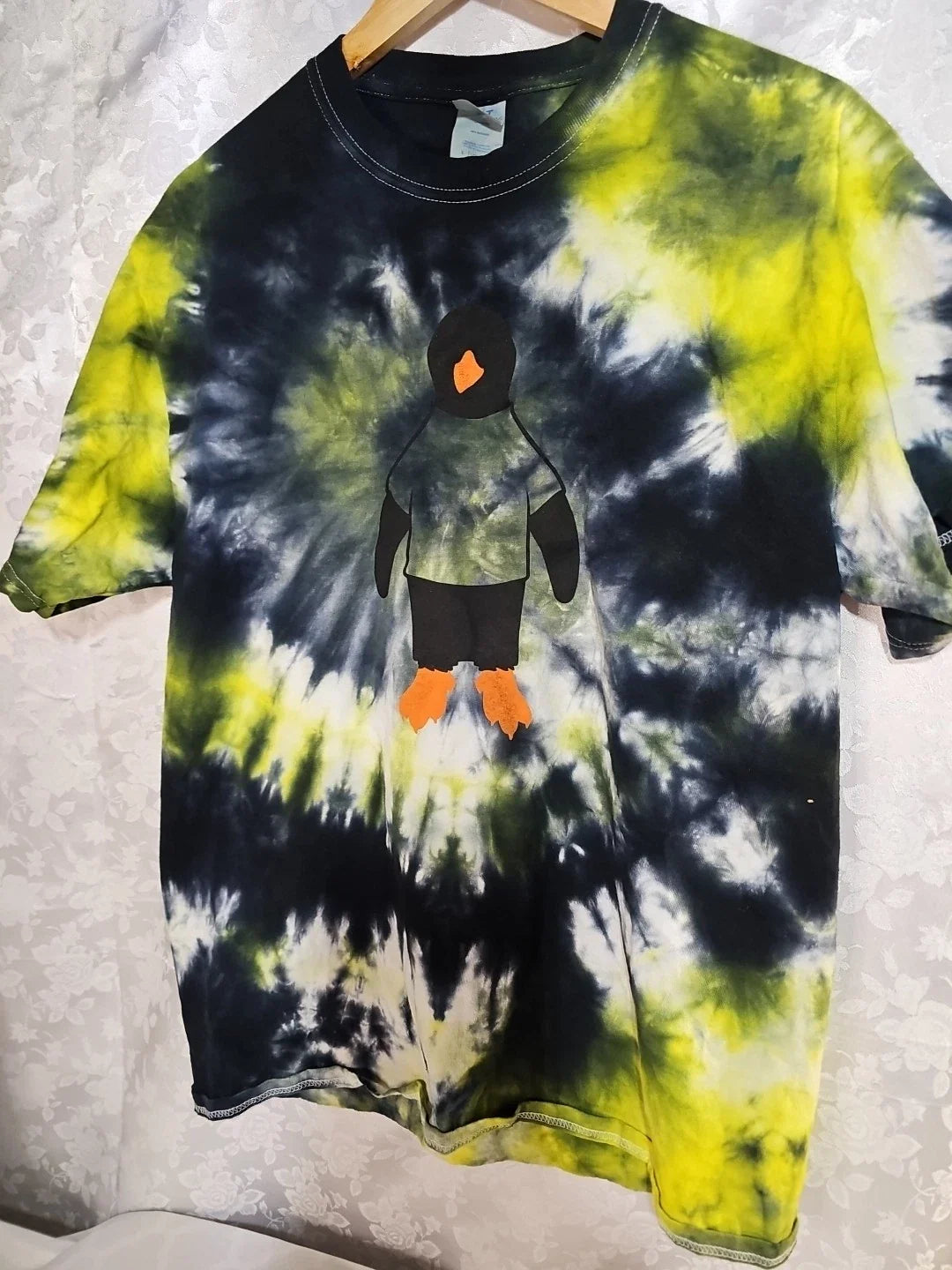 Tie Dye Shirt W Pinguen Size L Unisex T-shirt, Sweatshirt, Hoodie, Long Sleeve Tee - T-Shirt, Sweatshirt, Hoodie