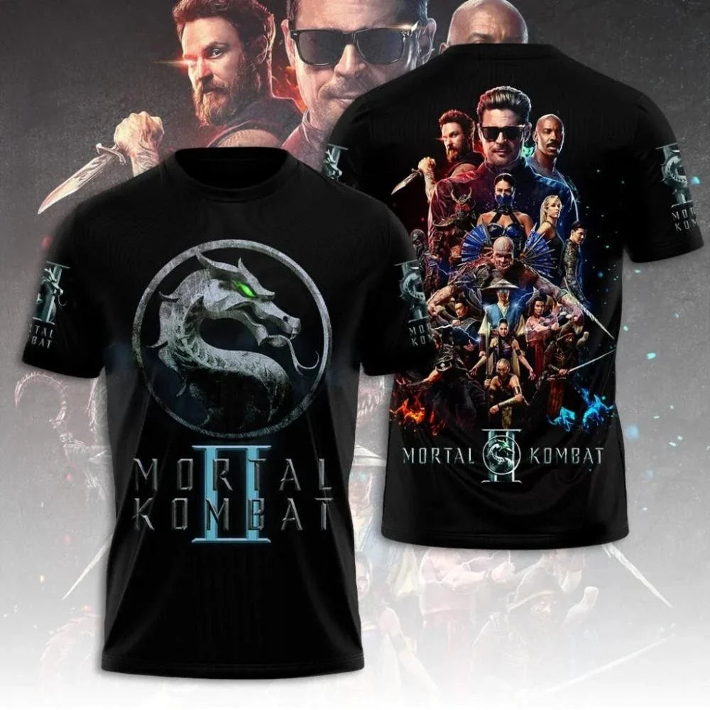 MortalKombat 2 2026 3D Tshirt Unisex T-shirt, Sweatshirt, Hoodie, Long Sleeve Tee - T-Shirt, Sweatshirt, Hoodie