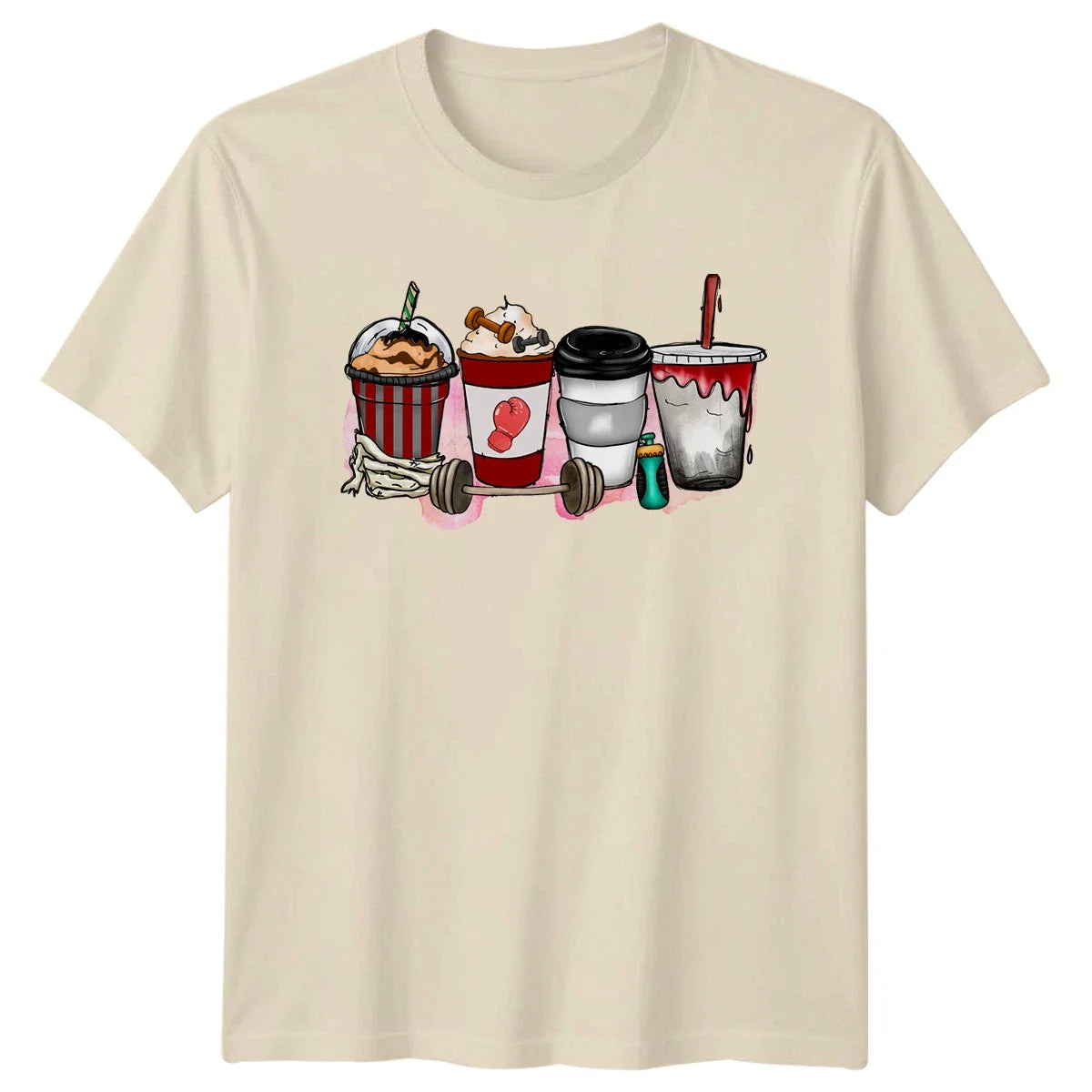 Easily Distracted By Coffee T-Shirt Weightlifting Fitness Unisex T-shirt, Sweatshirt, Hoodie, Long Sleeve Tee - T-Shirt, Sweatshirt, Hoodie