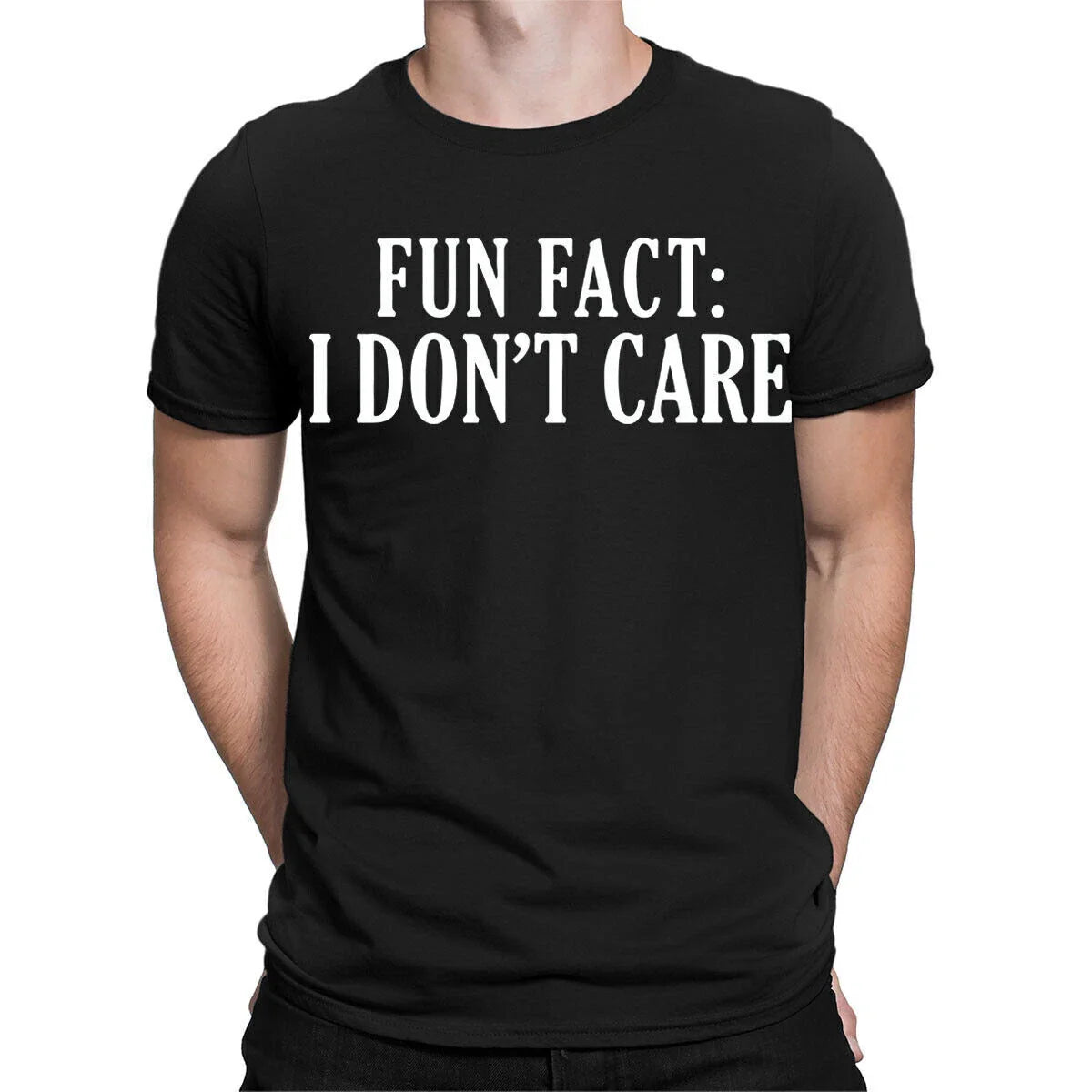 Fun Fact I Dont Care Hipster Funny Sarcastic Quote Novelty Mens T-Shirts #TA-43 Unisex T-shirt, Sweatshirt, Hoodie, Long Sleeve Tee - T-Shirt, Sweatshirt, Hoodie