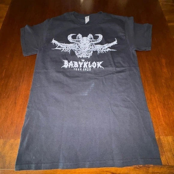 The Babyklok Tour 2023 Graphic T Shirt Small Dethklok Babymetal Metal Band Tee Unisex T-shirt, Sweatshirt, Hoodie, Long Sleeve Tee - T-Shirt, Sweatshirt, Hoodie