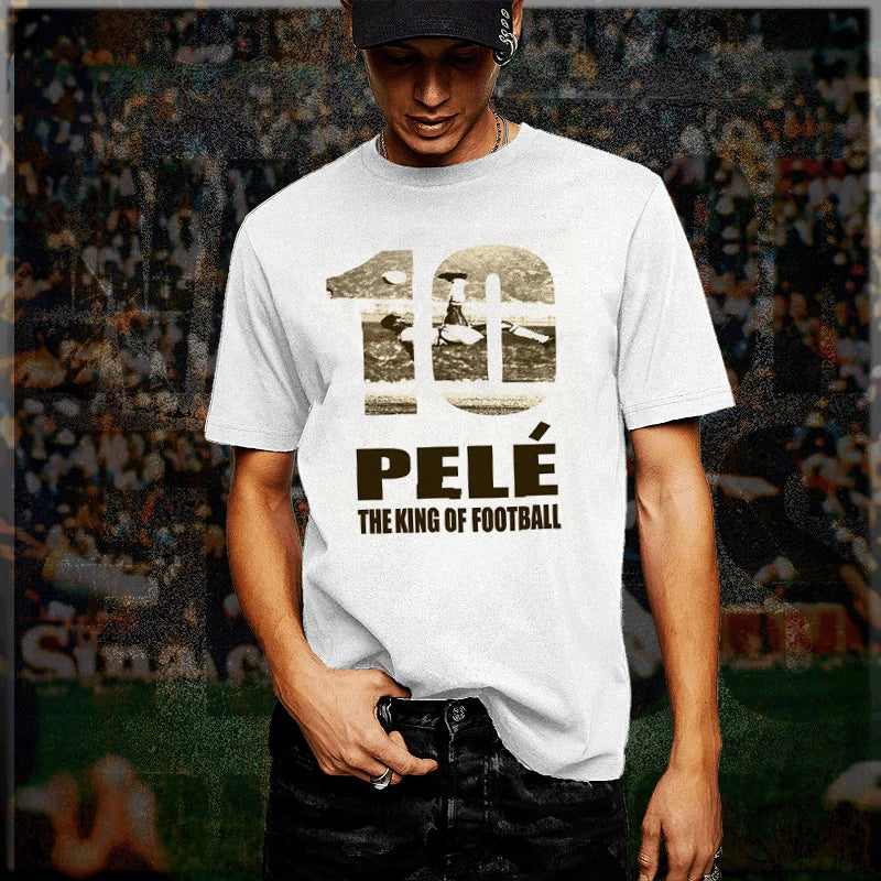 Soccer t-shirt S-3XL, Pele Brazilian Retro Football Legend, World Cup, Brazil Unisex T-shirt, Sweatshirt, Hoodie, Long Sleeve Tee - T-Shirt, Sweatshirt, Hoodie
