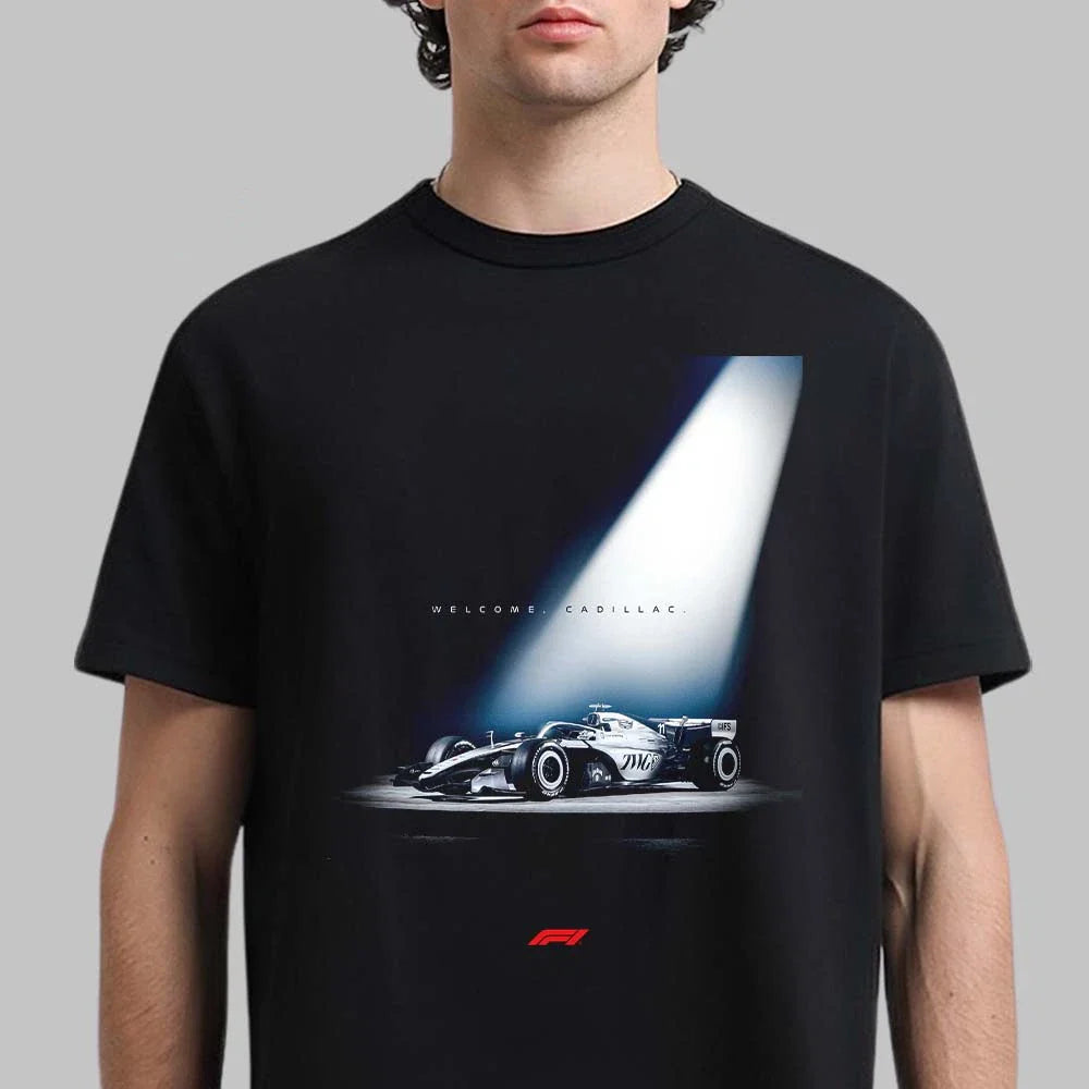 Formula 1 Welcome Cadillac F1 Team T-Shirt Unisex T-shirt, Sweatshirt, Hoodie, Long Sleeve Tee - T-Shirt, Sweatshirt, Hoodie