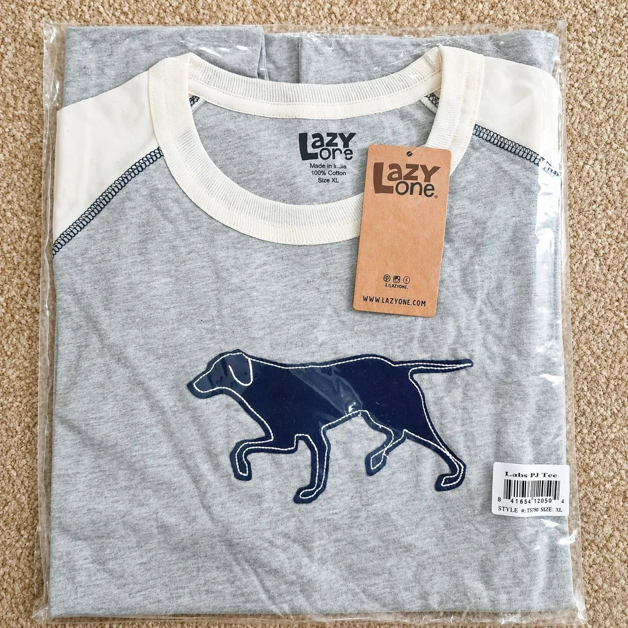 Lazy One Black Lab Unisex Men's T-shirt NWT Size XL Free Shipping Unisex T-shirt, Sweatshirt, Hoodie, Long Sleeve Tee - T-Shirt, Sweatshirt, Hoodie
