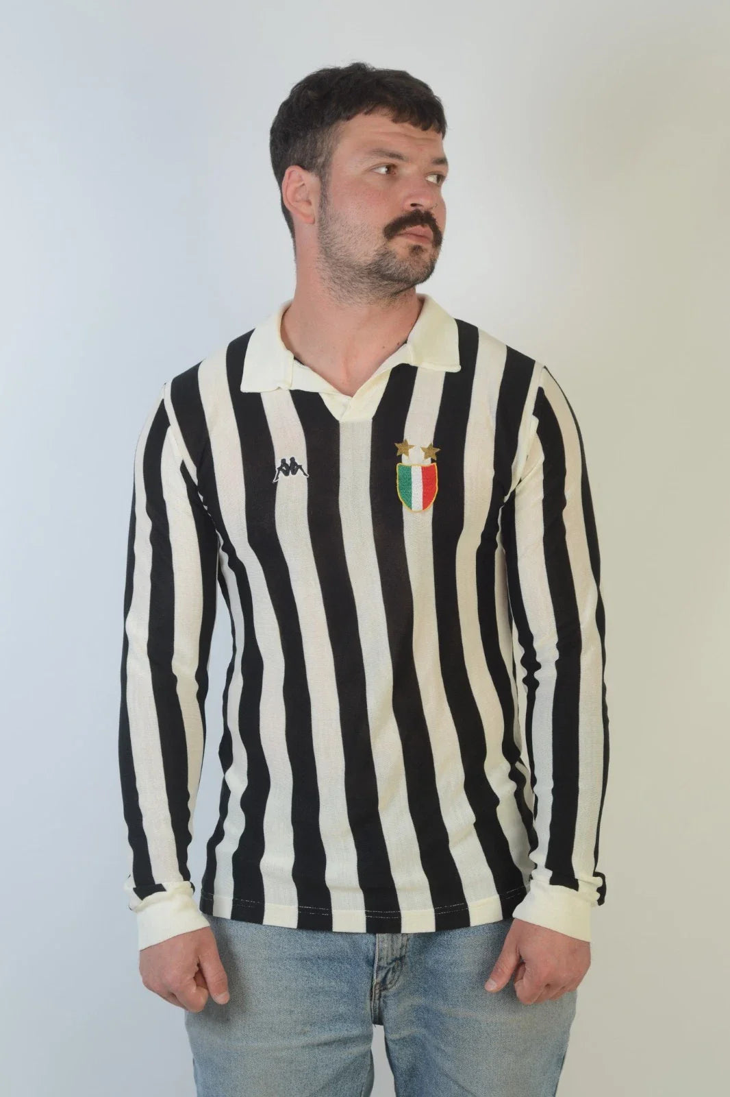 Vintage 1984/85 Kappa Juventus Shirt Jersey Italy Scudetto Long Sleeve Size 52 Unisex T-shirt, Sweatshirt, Hoodie, Long Sleeve Tee - T-Shirt, Sweatshirt, Hoodie