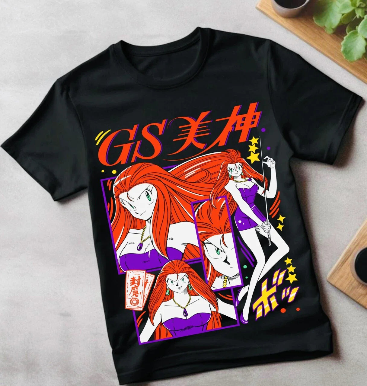 Ghost Sweeper Mikami T-shirt Vintage 90s Anime Kawaii Girl anime clothes Unisex T-shirt, Sweatshirt, Hoodie, Long Sleeve Tee - T-Shirt, Sweatshirt, Hoodie