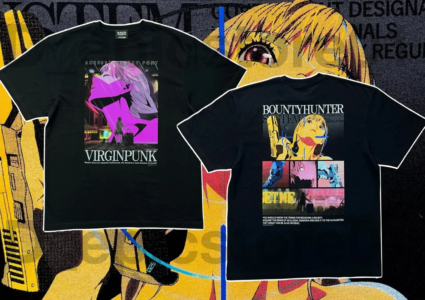 VIRGIN PUNK x messa Yasuomi Umetsu  T-Shirts 2 Designs Black Japan Unisex T-shirt, Sweatshirt, Hoodie, Long Sleeve Tee - T-Shirt, Sweatshirt, Hoodie