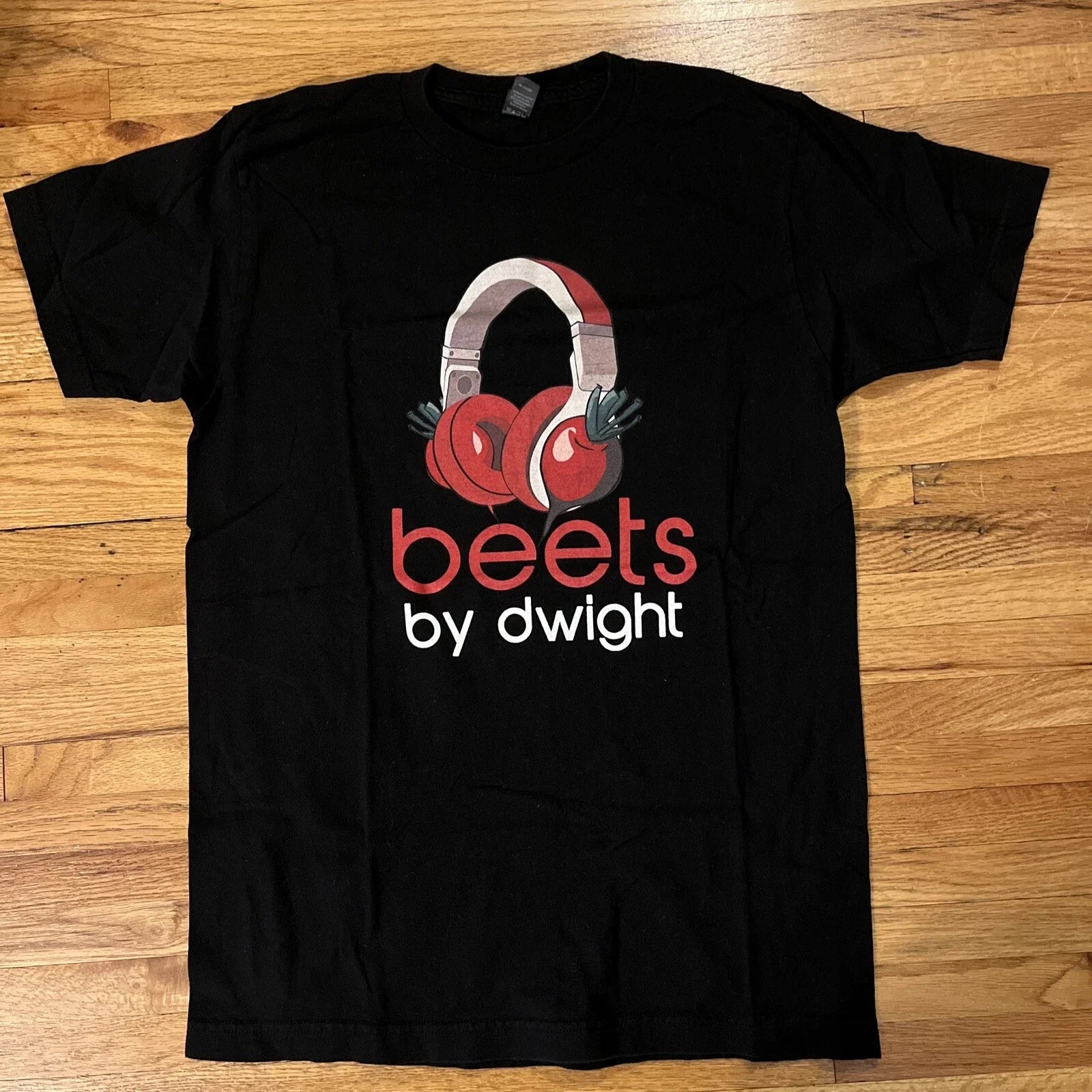 Beets By Dwight The Office Black T Shirt Size M Schrute Beats By Dre Unisex T-shirt, Sweatshirt, Hoodie, Long Sleeve Tee - T-Shirt, Sweatshirt, Hoodie