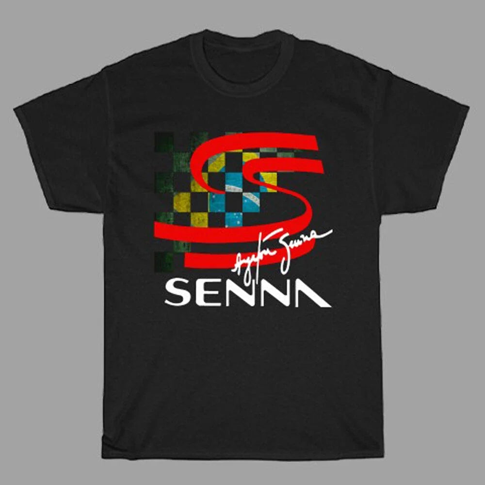 Ayrton Senna Sports Men's Black Size S to 5XL Unisex T-shirt, Sweatshirt, Hoodie, Long Sleeve Tee - T-Shirt, Sweatshirt, Hoodie