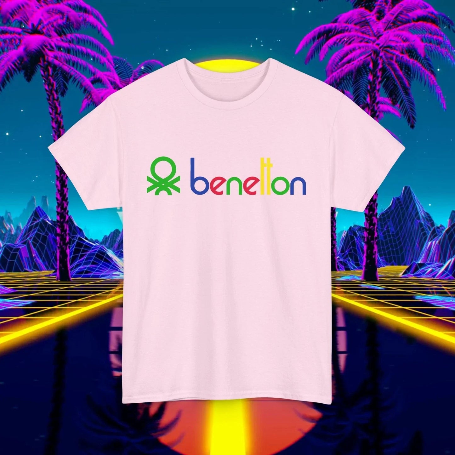 Custom Benetton vintage 1980s design t-shirt, Unisex for men and women, 90s tee Unisex T-shirt, Sweatshirt, Hoodie, Long Sleeve Tee - T-Shirt, Sweatshirt, Hoodie