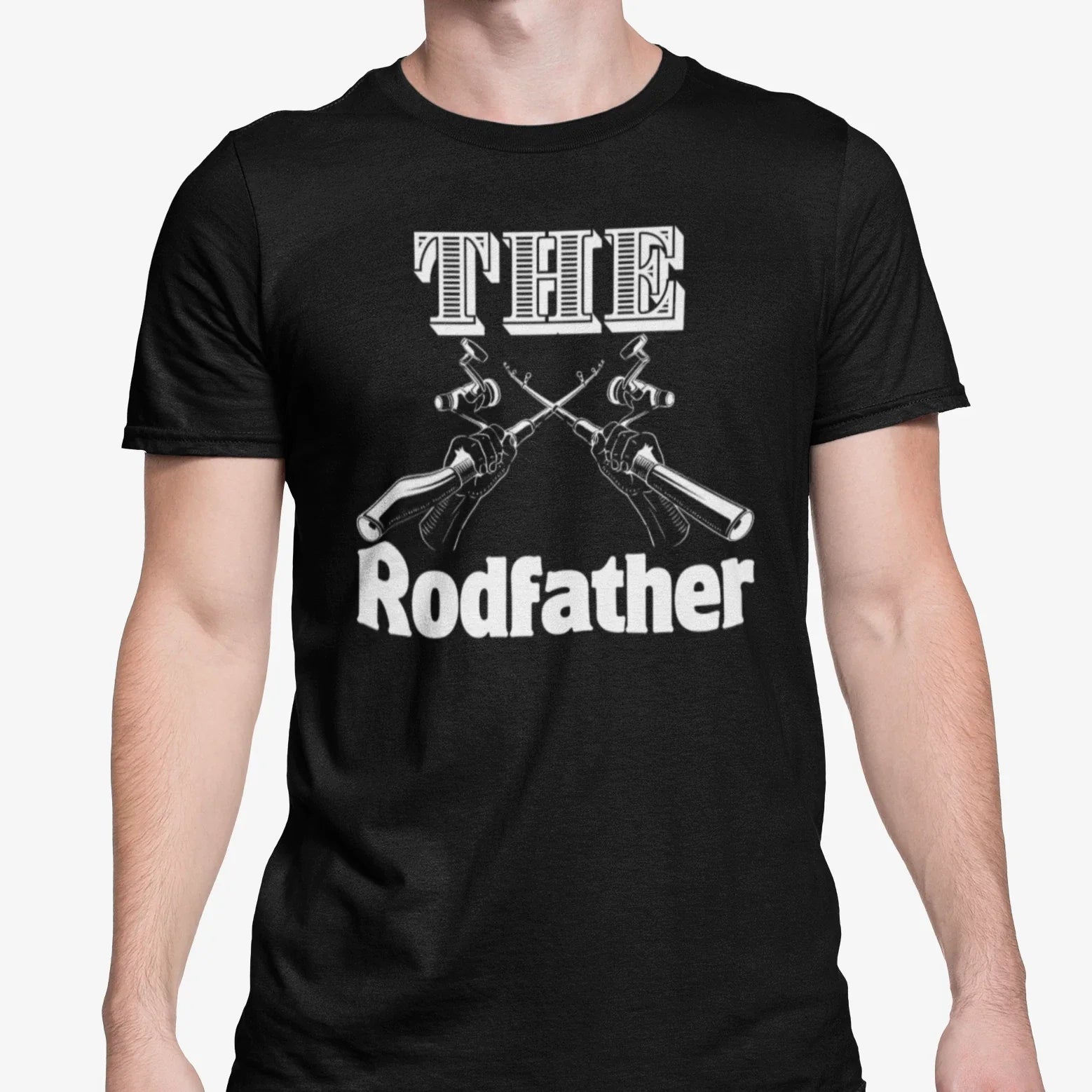 Funny Dad Fishing Joke  Top The Rodfather T Shirt Fisherman Friend Novelty Gift Unisex T-shirt, Sweatshirt, Hoodie, Long Sleeve Tee - T-Shirt, Sweatshirt, Hoodie