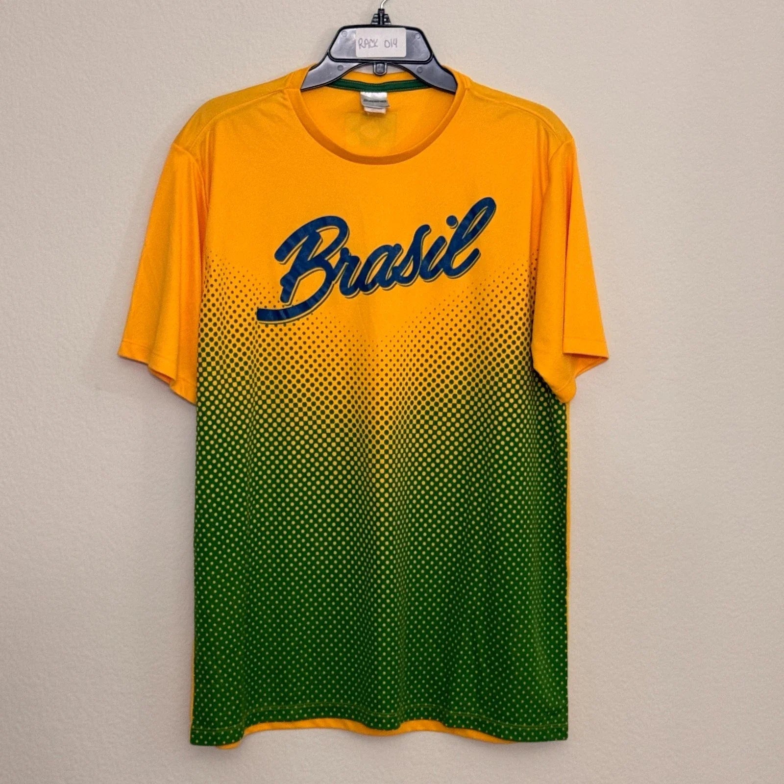 Brasiil Replica Soccer Style Jersey - Size L Unisex T-shirt, Sweatshirt, Hoodie, Long Sleeve Tee - T-Shirt, Sweatshirt, Hoodie