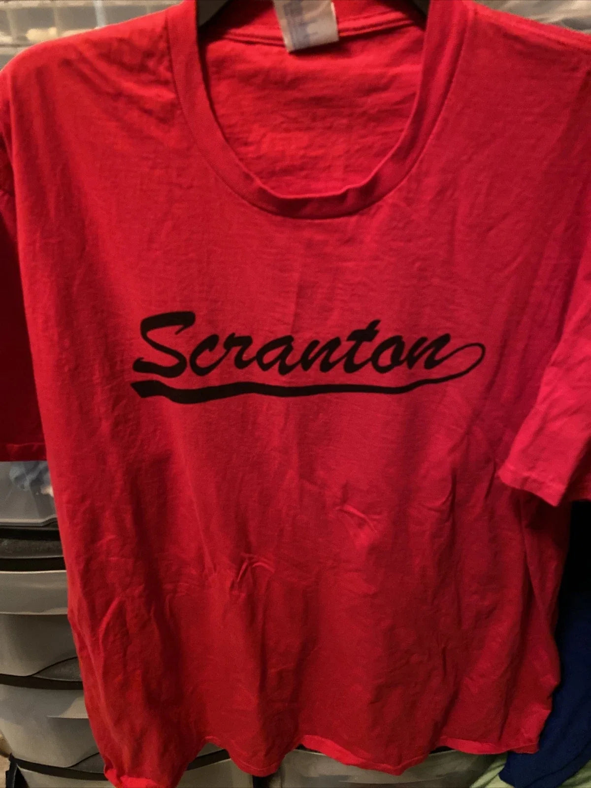 The Office T Shirt 2XL Red Dunder Mifflin Company Scranton Picnic Casual Unisex T-shirt, Sweatshirt, Hoodie, Long Sleeve Tee - T-Shirt, Sweatshirt, Hoodie
