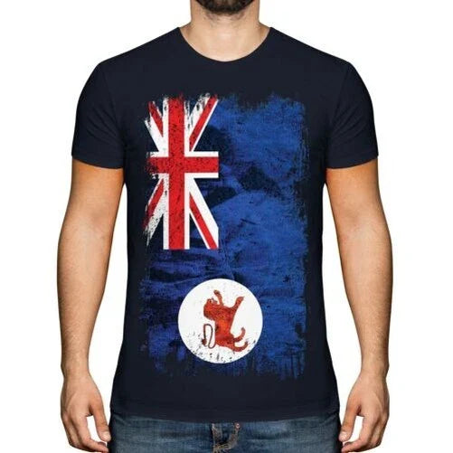 Tasmanien Grunge Flagge Herren T-Shirt Tasmanischer Hemd Jersey Geschenk Unisex T-shirt, Sweatshirt, Hoodie, Long Sleeve Tee - T-Shirt, Sweatshirt, Hoodie