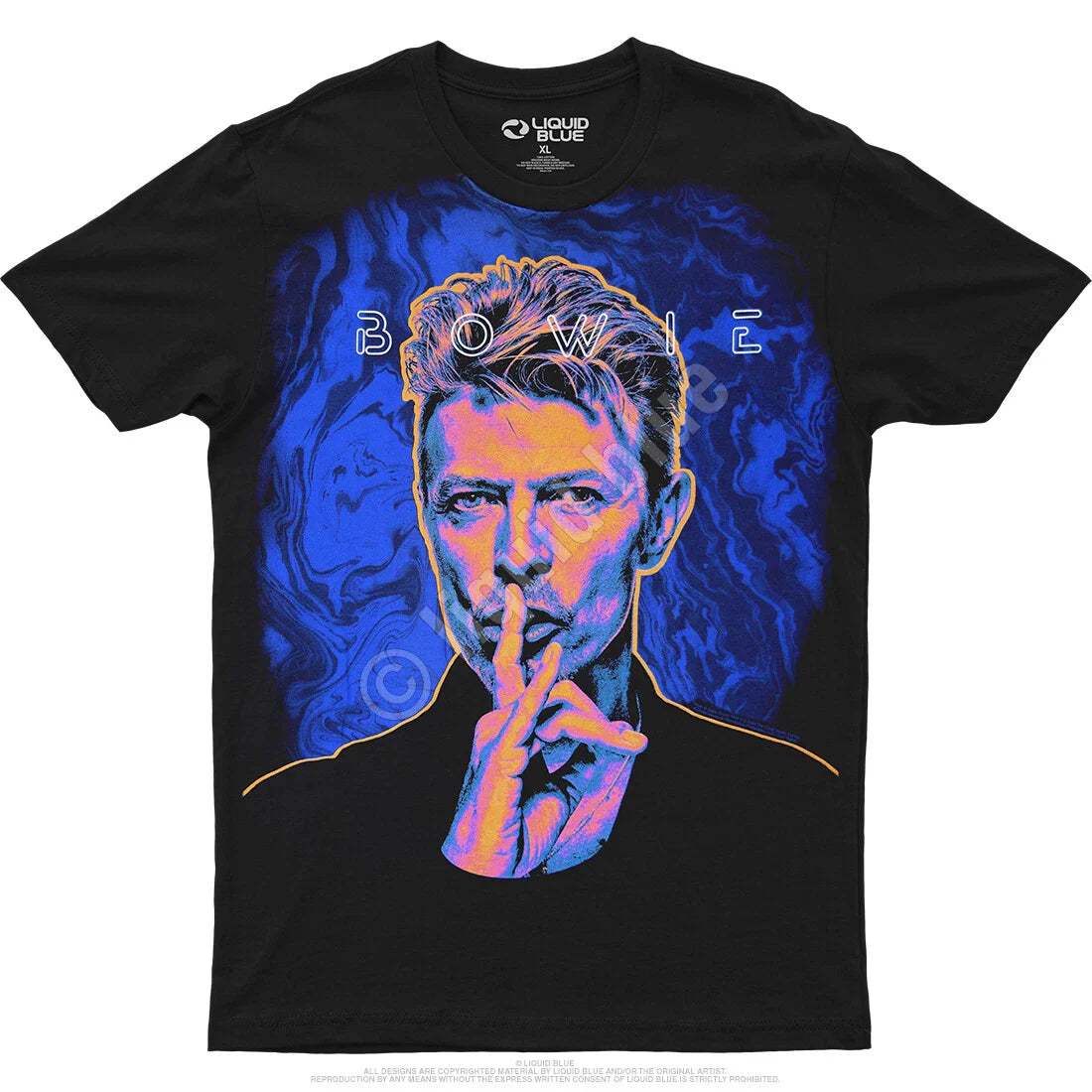 DAVID BOWIE-SHHH-BLACK T-SHIRT S-M-L-XL-XXL Eno, Fripp Unisex T-shirt, Sweatshirt, Hoodie, Long Sleeve Tee - T-Shirt, Sweatshirt, Hoodie