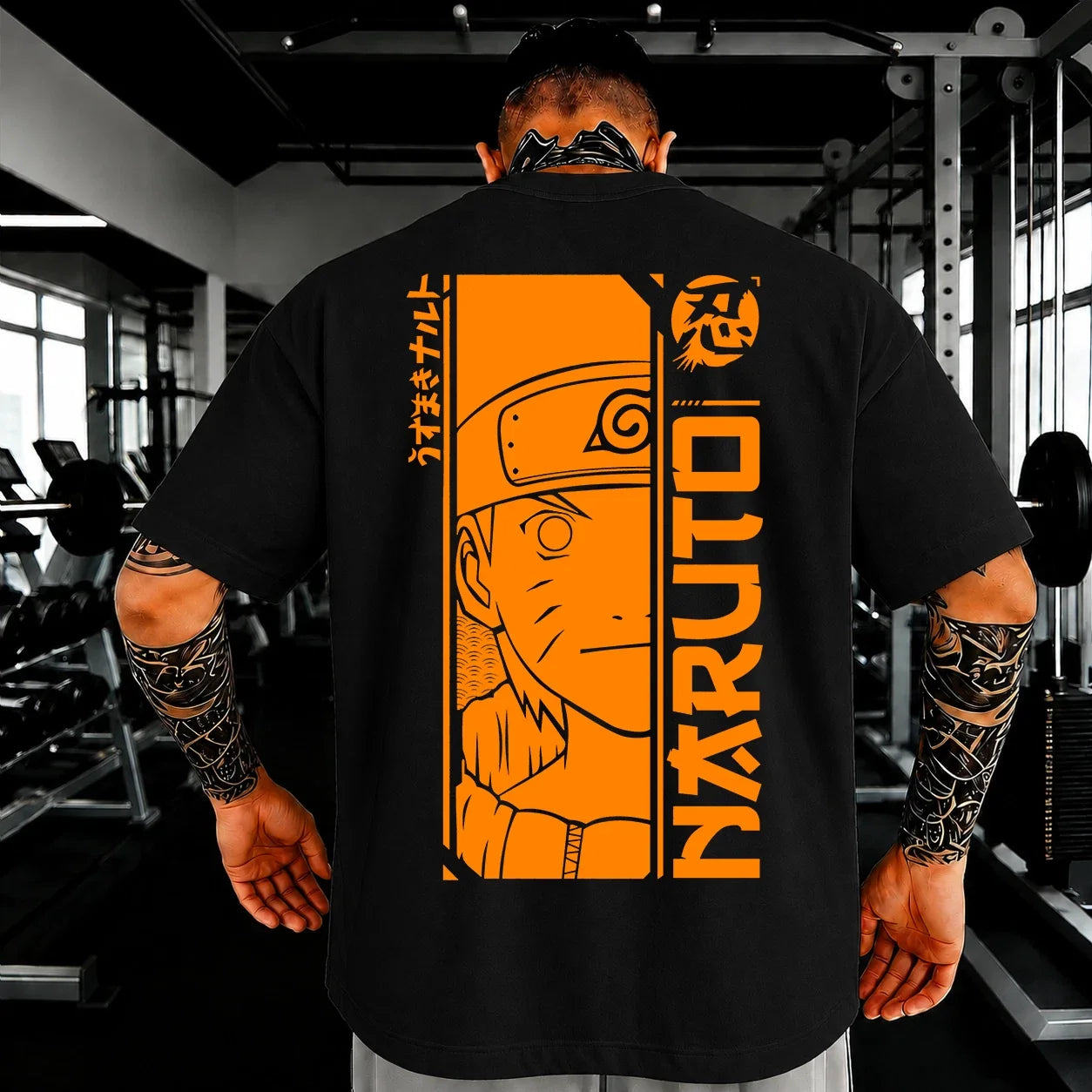 Oversized Graphic T-Shirt Men Streetwear Japanese Anime Printed Cotton Tee Top Unisex T-shirt, Sweatshirt, Hoodie, Long Sleeve Tee - T-Shirt, Sweatshirt, Hoodie