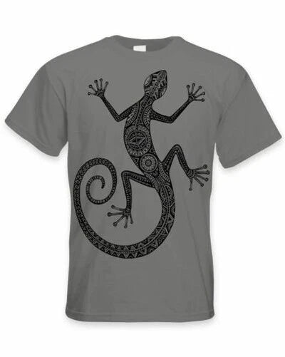 Tribal Lzard Modle Tatouage Grand Imprim Homme T-Shirt - Hippie Tattoos Unisex T-shirt, Sweatshirt, Hoodie, Long Sleeve Tee - T-Shirt, Sweatshirt, Hoodie