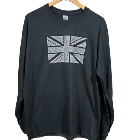 L.A. Pop Art NWT Union jack city print long sleeve shirt men's size large Unisex T-shirt, Sweatshirt, Hoodie, Long Sleeve Tee - T-Shirt, Sweatshirt, Hoodie