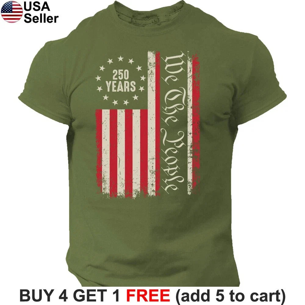 We The People T-Shirt 250 Years 250th Anniversary USA America Flag Freedom BTF13 Unisex T-shirt, Sweatshirt, Hoodie, Long Sleeve Tee - T-Shirt, Sweatshirt, Hoodie