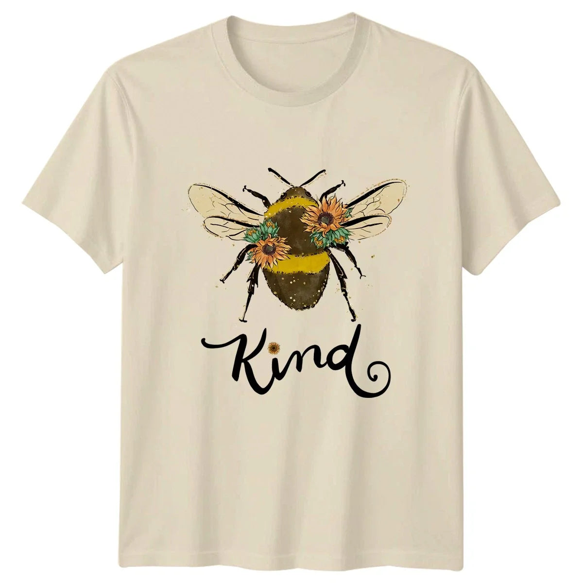 Kind T-Shirt Floral Bee Inspirational 2026 Birthday Gift For Him And Her Unisex T-shirt, Sweatshirt, Hoodie, Long Sleeve Tee - T-Shirt, Sweatshirt, Hoodie