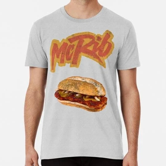 Mcrib 90s Throwback S to 5XL Made in the USA T-Shirt Unisex T-shirt, Sweatshirt, Hoodie, Long Sleeve Tee - T-Shirt, Sweatshirt, Hoodie