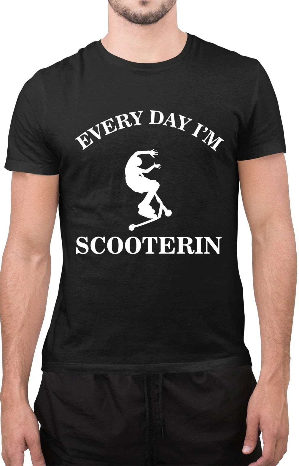 Funny Everyday Im Scooterin Scooter Bike Fast Stunt Novelty Top T-Shirt Unisex T-shirt, Sweatshirt, Hoodie, Long Sleeve Tee - T-Shirt, Sweatshirt, Hoodie