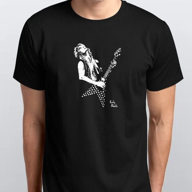 Randy Rhoads Guitar Tribute Unisex T-SHIRT S M L XL XXL 3 4 XL colours Black Unisex T-shirt, Sweatshirt, Hoodie, Long Sleeve Tee - T-Shirt, Sweatshirt, Hoodie