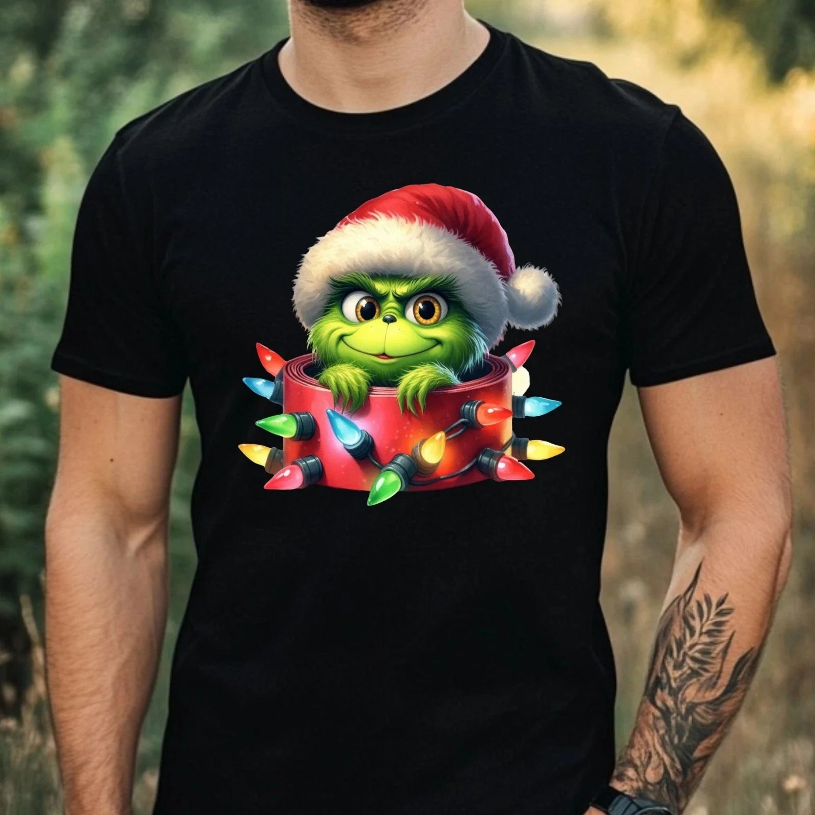 Mens Green Gnome Baby Print Cotton T-Shirt Size XS to 5XL Unisex T-shirt, Sweatshirt, Hoodie, Long Sleeve Tee - T-Shirt, Sweatshirt, Hoodie
