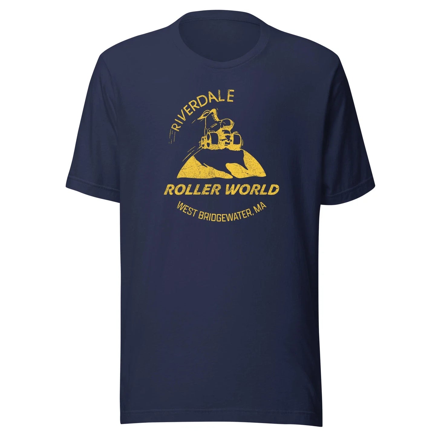 Riverdale Roller World Retro 1980s T-Shirt - West Bridgewater, MA Unisex T-shirt, Sweatshirt, Hoodie, Long Sleeve Tee - T-Shirt, Sweatshirt, Hoodie