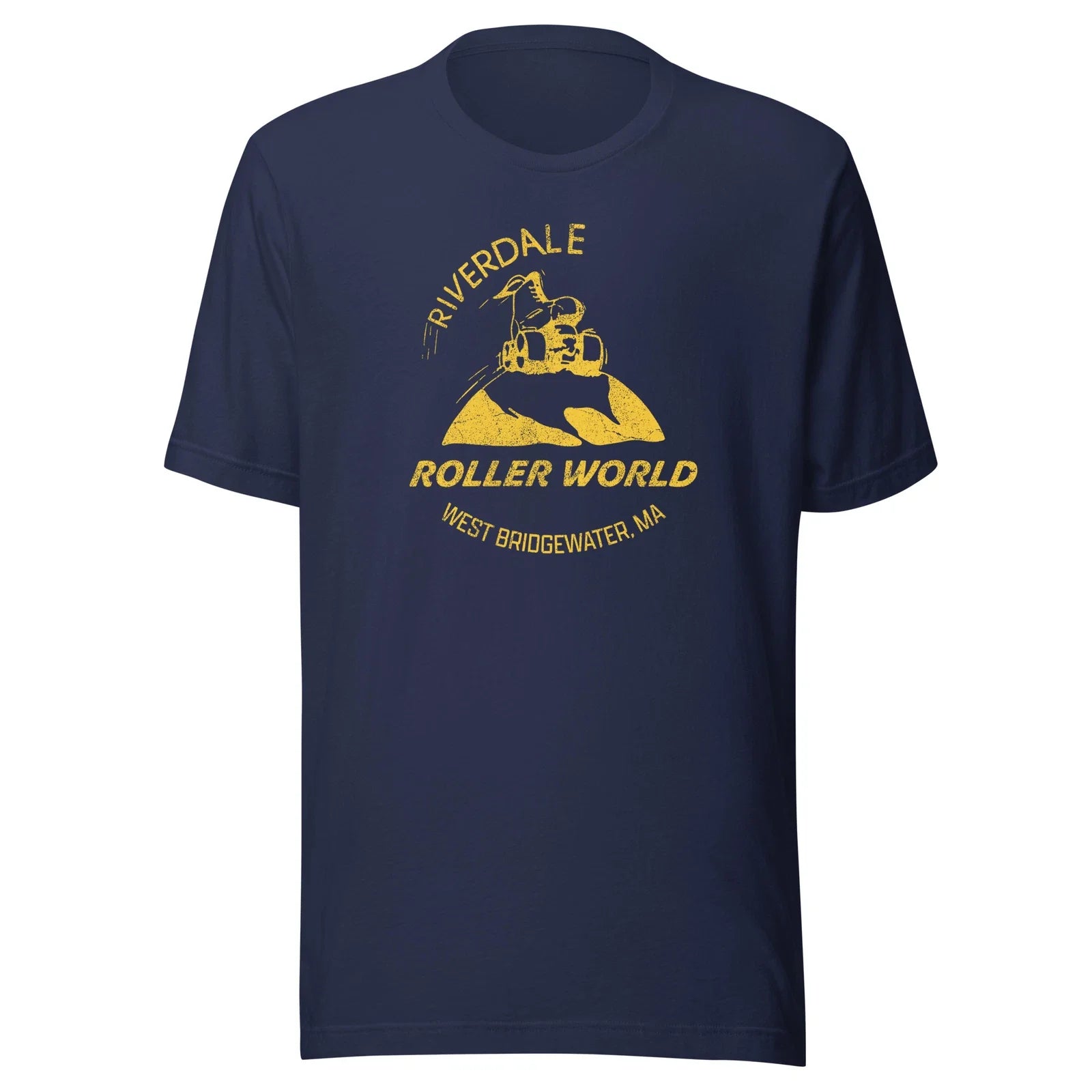 Riverdale Roller World Retro 1980s T-Shirt - West Bridgewater, MA Unisex T-shirt, Sweatshirt, Hoodie, Long Sleeve Tee - T-Shirt, Sweatshirt, Hoodie