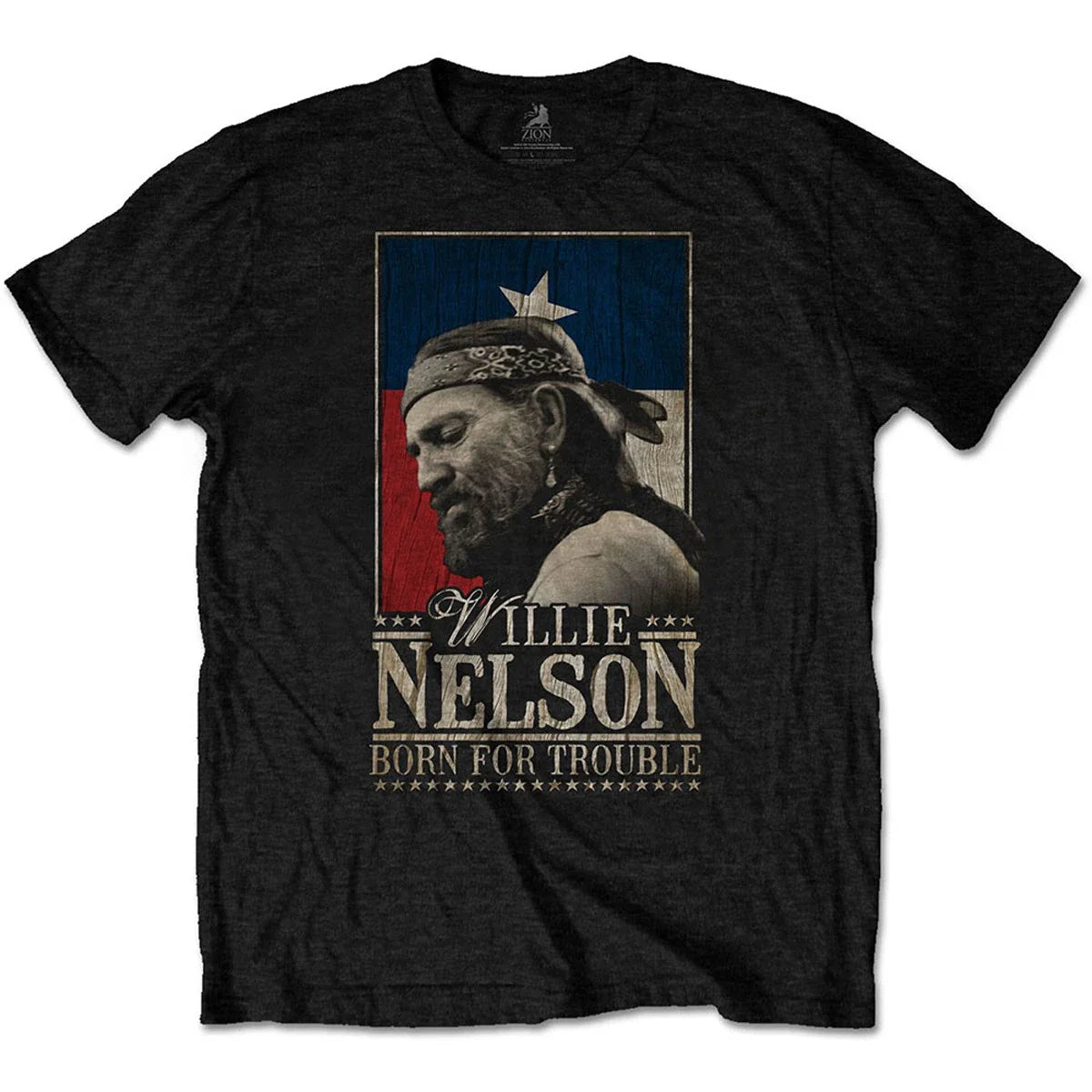 Willie Nelson Born for Trouble Official Mens T-Shirt Unisex T-shirt, Sweatshirt, Hoodie, Long Sleeve Tee - T-Shirt, Sweatshirt, Hoodie