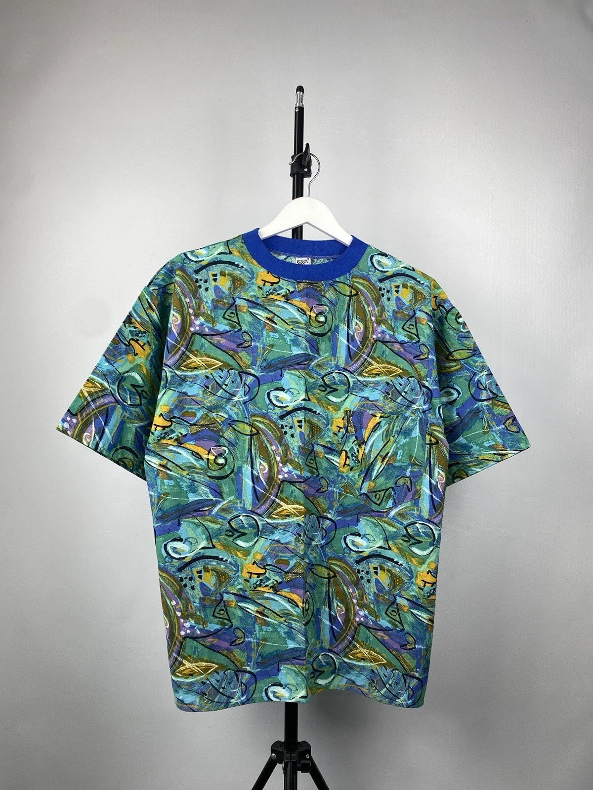 Vintage 90s Hawaii graphic art tee surf y2k Mens L 52/54 Unisex T-shirt, Sweatshirt, Hoodie, Long Sleeve Tee - T-Shirt, Sweatshirt, Hoodie