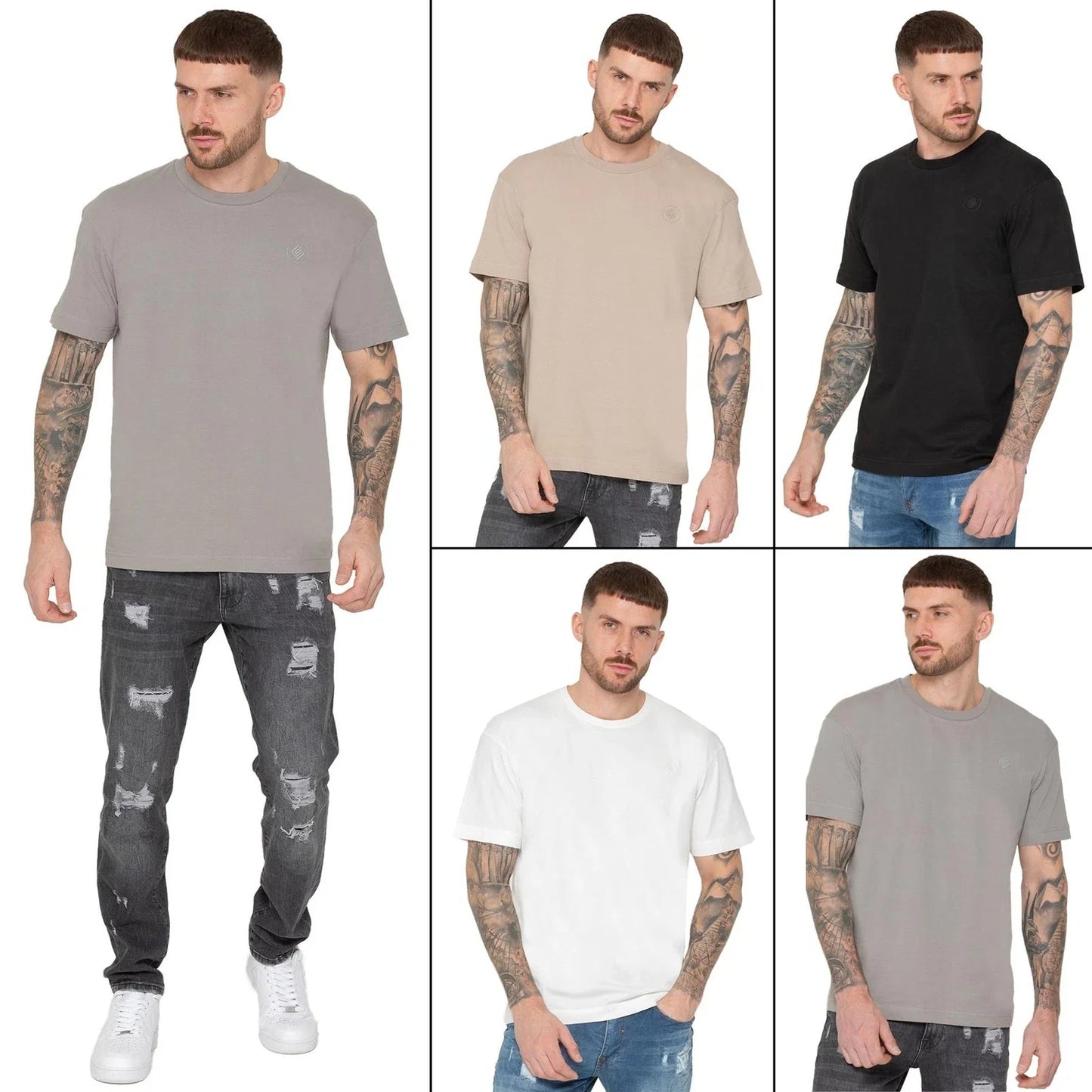 Mens T-Shirt Oversized Enzo Crew Neck Cotton Classic Top Unisex T-shirt, Sweatshirt, Hoodie, Long Sleeve Tee - T-Shirt, Sweatshirt, Hoodie