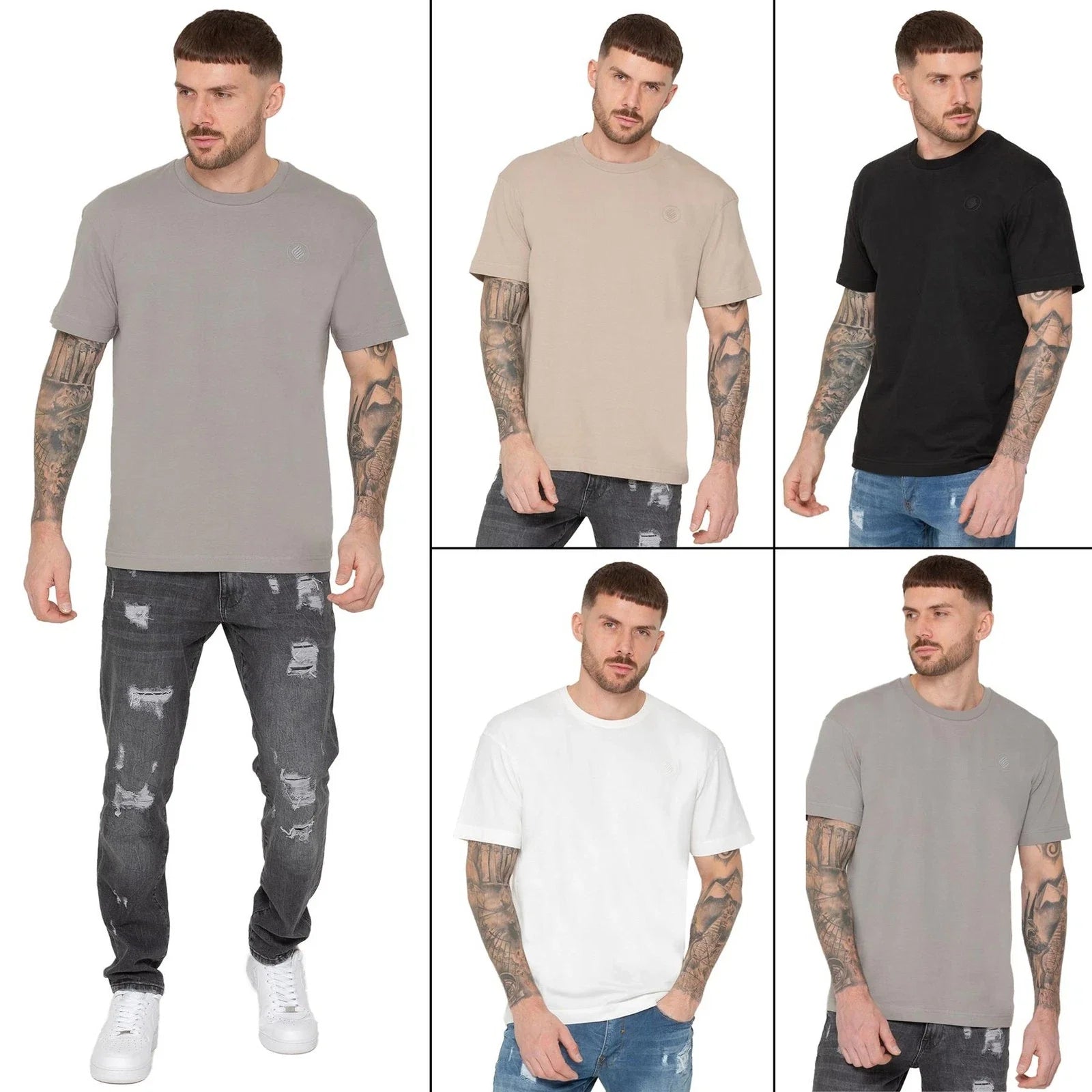 Mens T-Shirt Oversized Enzo Crew Neck Cotton Classic Top Unisex T-shirt, Sweatshirt, Hoodie, Long Sleeve Tee - T-Shirt, Sweatshirt, Hoodie