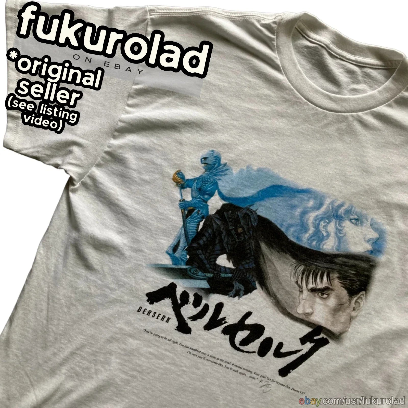BERSERK GUTS MANGA ANIME UNISEX t shirt griffith - high quality print HAWKxWOLF Unisex T-shirt, Sweatshirt, Hoodie, Long Sleeve Tee - T-Shirt, Sweatshirt, Hoodie